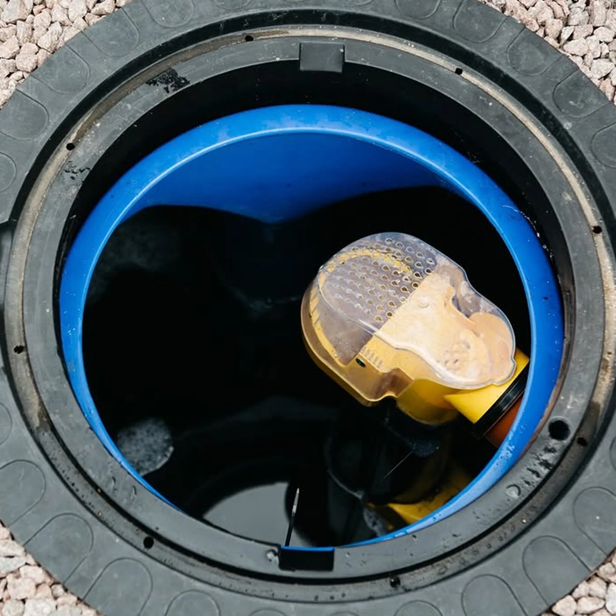 underground rainwater tank and pump