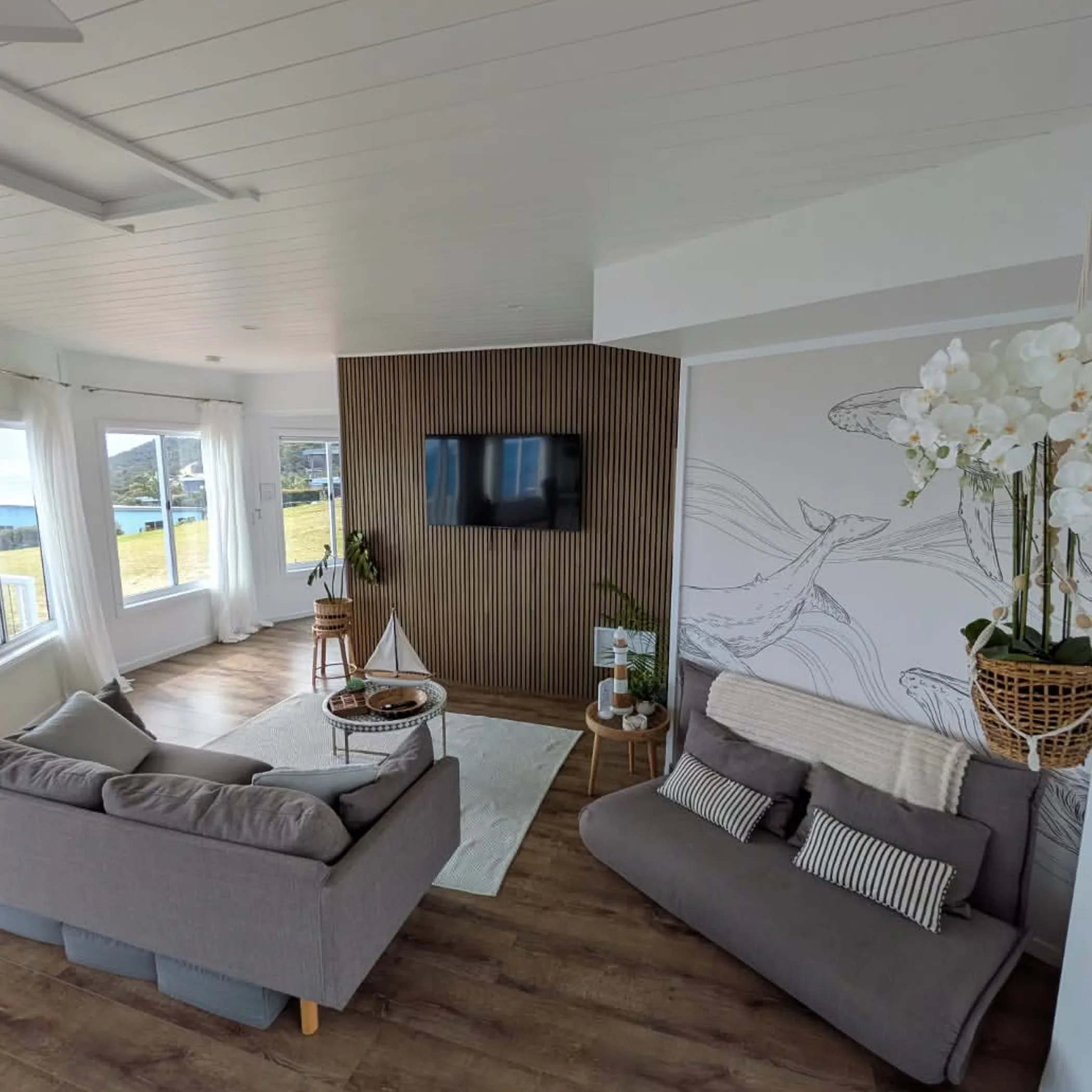 comfortable island accommodation interior